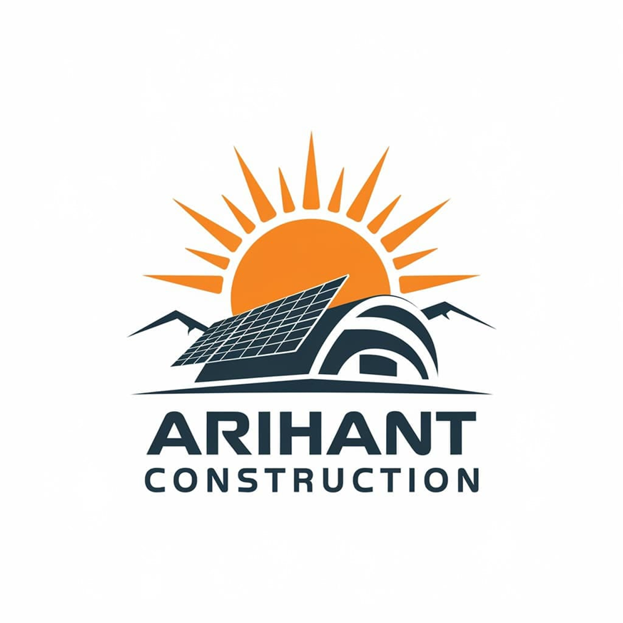 Arihant Construction solar and construction logo